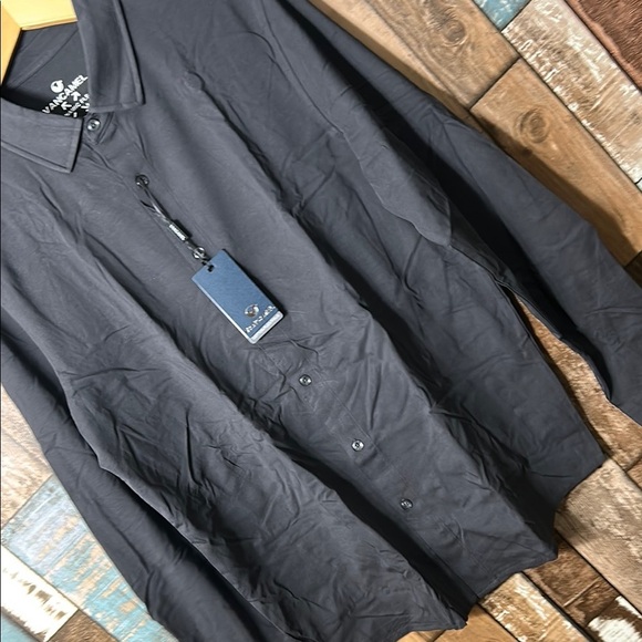 Dark gray  Button-Up Shirt - Picture 8 of 11